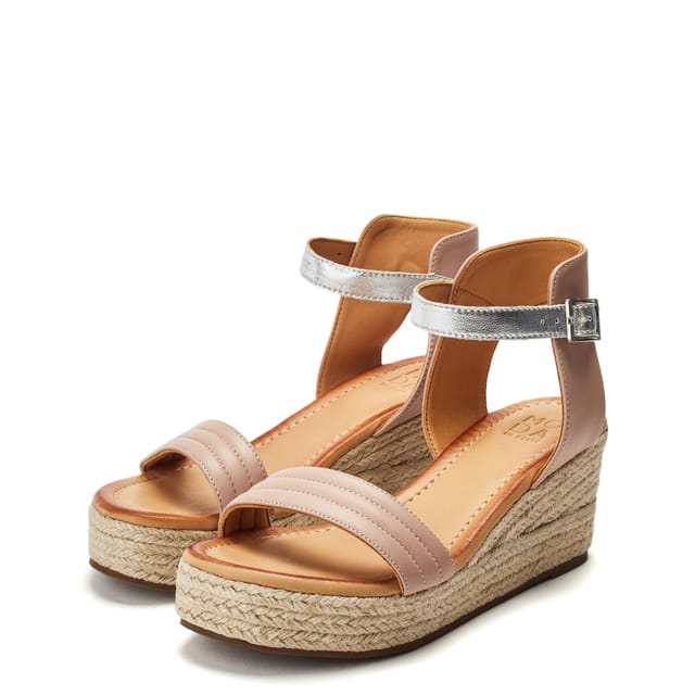 Moda In Pelle Moda In Pelle Women's 'Kolanthia' Leather Wedges in Off-White - 2