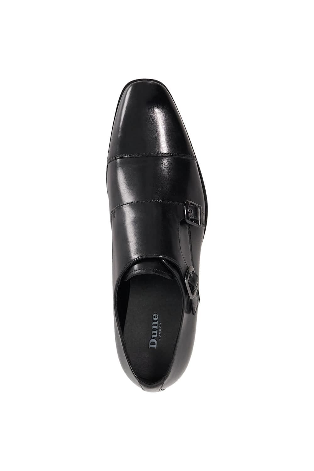 Dune London Dune London Men's 'Solutions' Leather Monk Straps in Black - 4