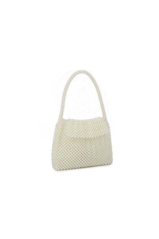 Aftershock London Aftershock London Women's Ivory Faux Pearl Evening Bag - 2