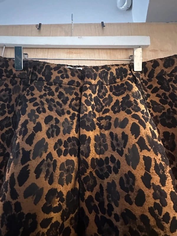 Never Fully Dressed Leopard Print Trousers Size 16