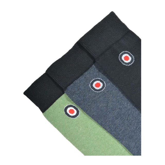 Lambretta Lambretta Men's Classic Socks (Pack of 3) in Mid Navy - 2