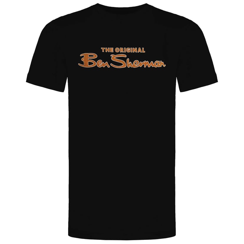 Ben Sherman Ben Sherman Men's Large Logo Black T-Shirt - 1