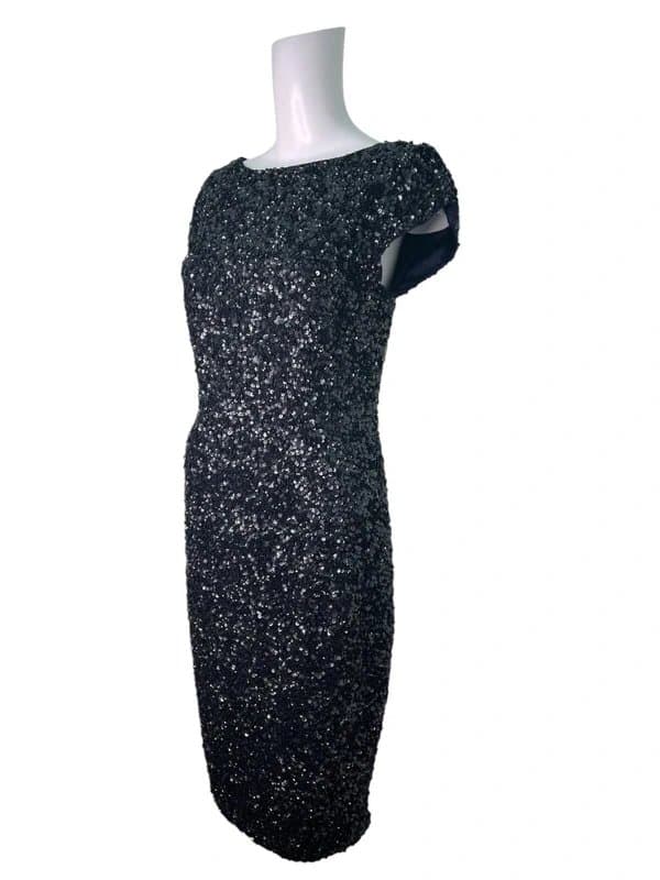Mint Velvet Mint velvet bodycon dress size small 8 black beaded womens new eu36 rrp £199