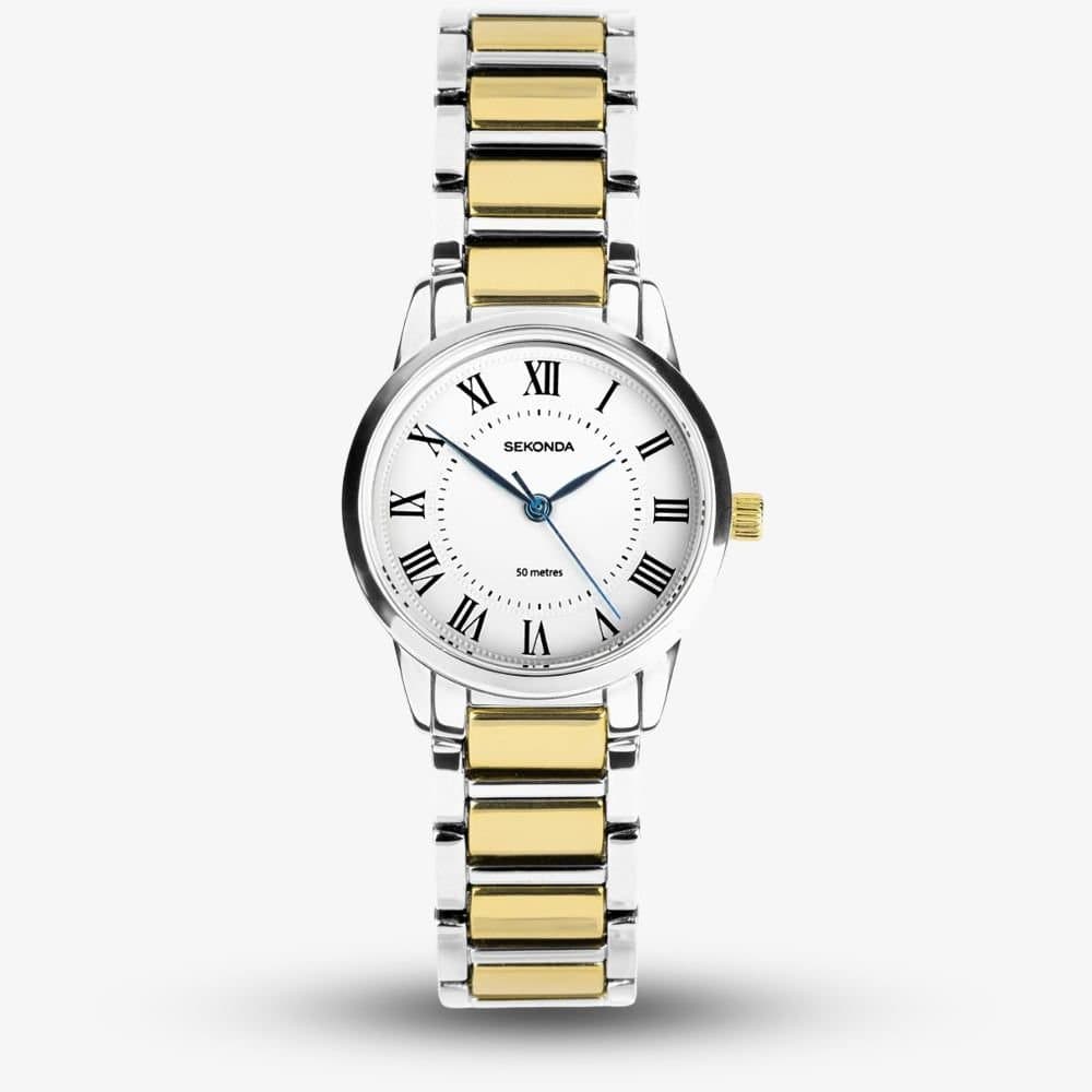 Sekonda Sekonda Women's Beaumont Two Tone Watch 40682 in White