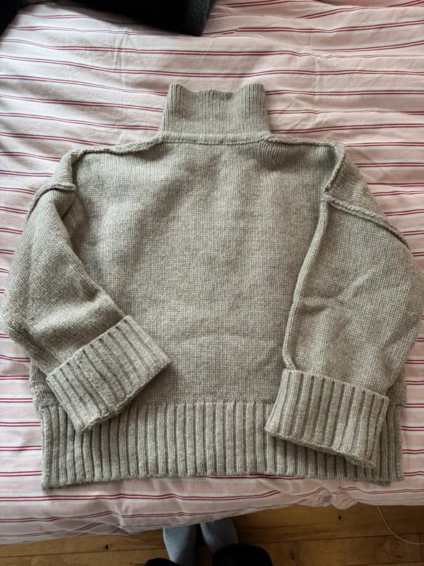 Topshop Collared Oversized Sweater