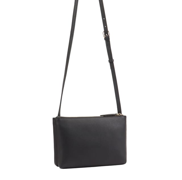 Paul Costelloe Paul Costelloe Women's Yala Leather Cross Body Bag in Black - 2