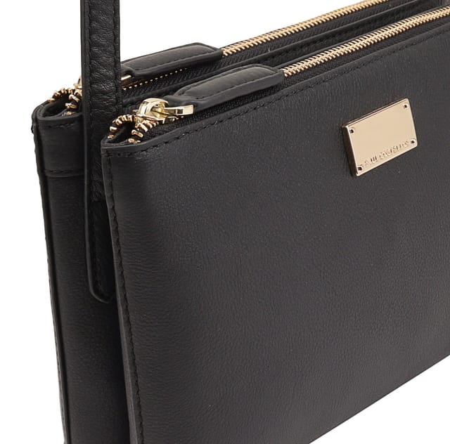 Paul Costelloe Paul Costelloe Women's Yala Leather Cross Body Bag in Black - 3