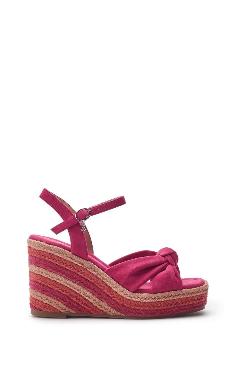 Moda In Pelle Moda In Pelle Women's 'Margaritaa' Alcantara Wedges in Pink