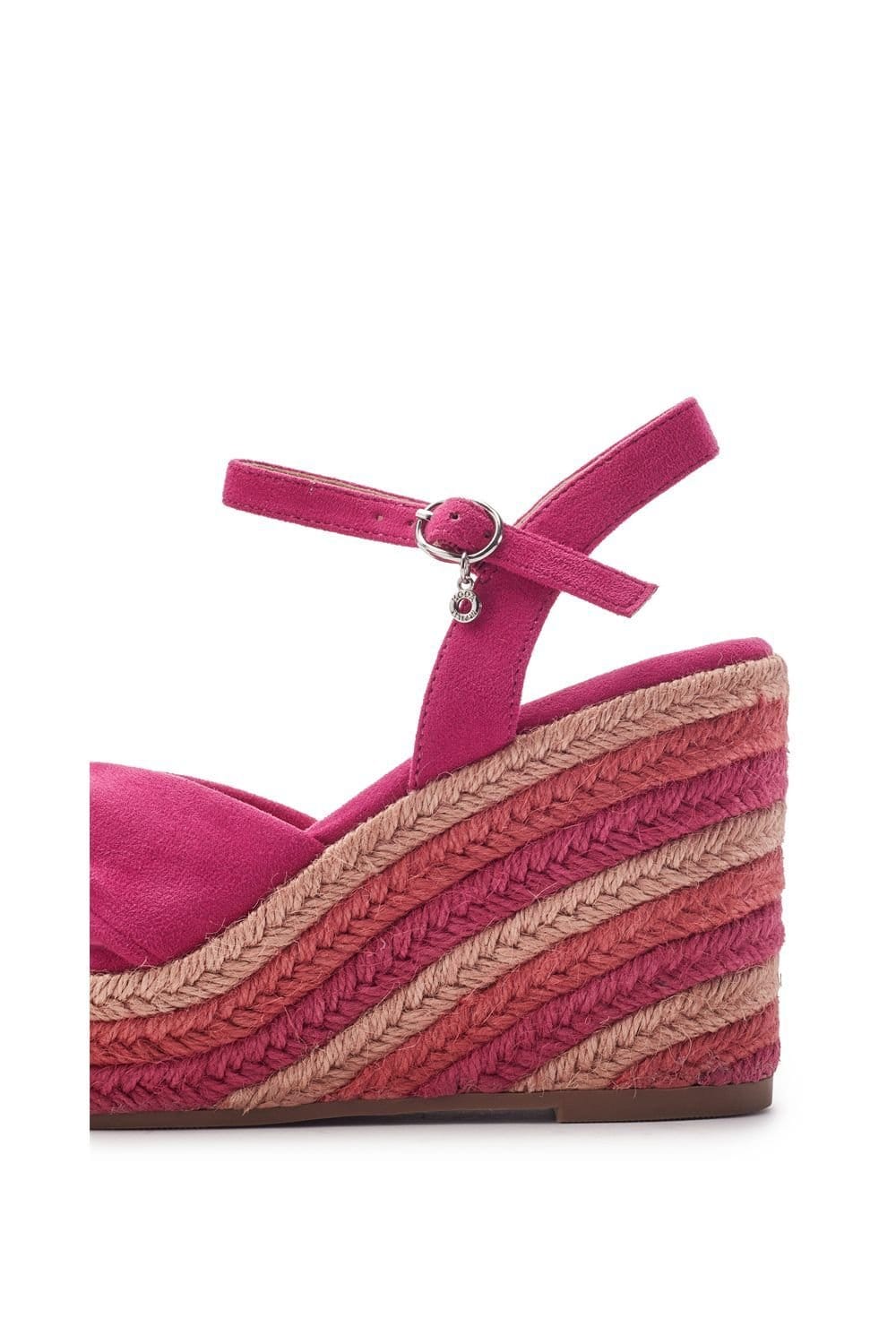 Moda In Pelle Moda In Pelle Women's 'Margaritaa' Alcantara Wedges in Pink - 4