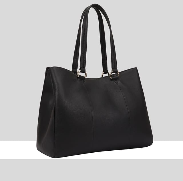 Paul Costelloe Paul Costelloe Women's Shebelle Leather Shoulder Bag in Black - 2