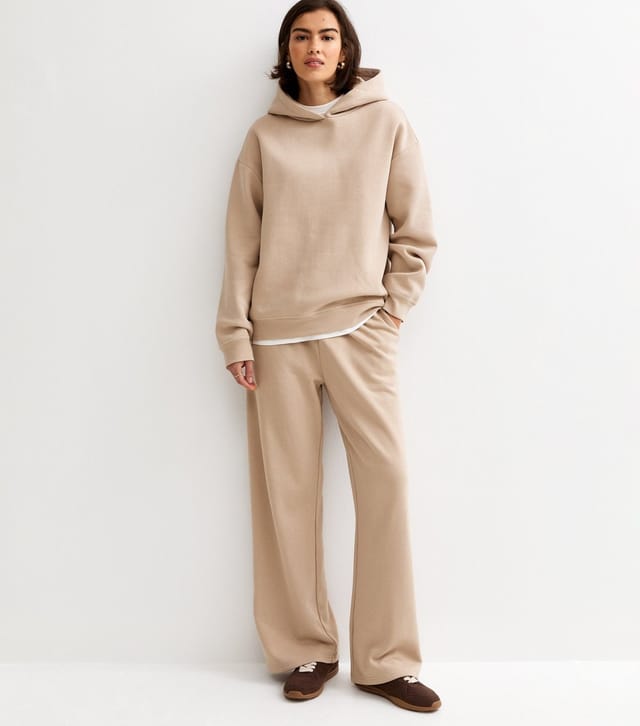 New Look Women's Camel Jersey Pullover Hoodie New Look - 3