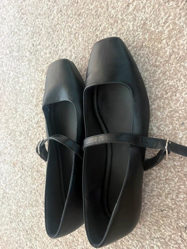 ASOS ASOS black leather ballet flats