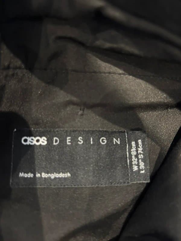 ASOS Design ASOS design black mens trousers