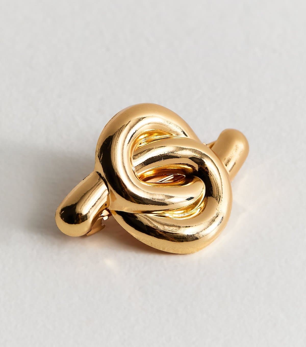 New Look Gold Tone Knot Hair Slide Clip New Look