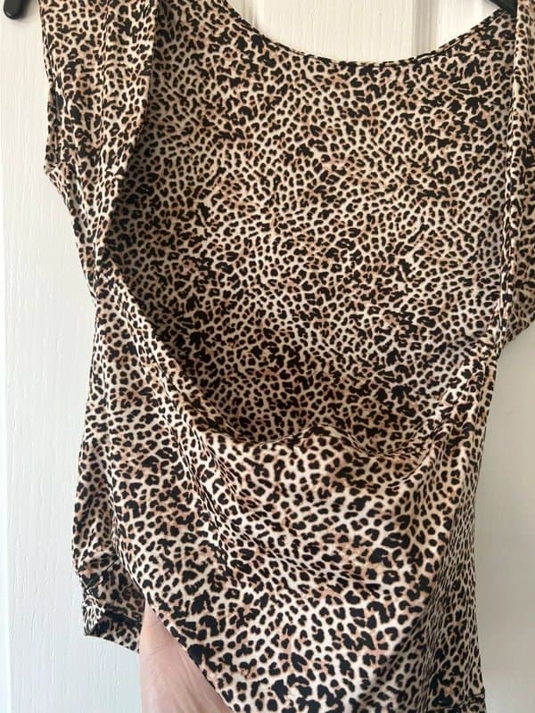 ASOS Leopard print backless top