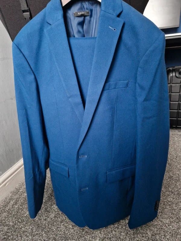 New Look Blue men's new look suit