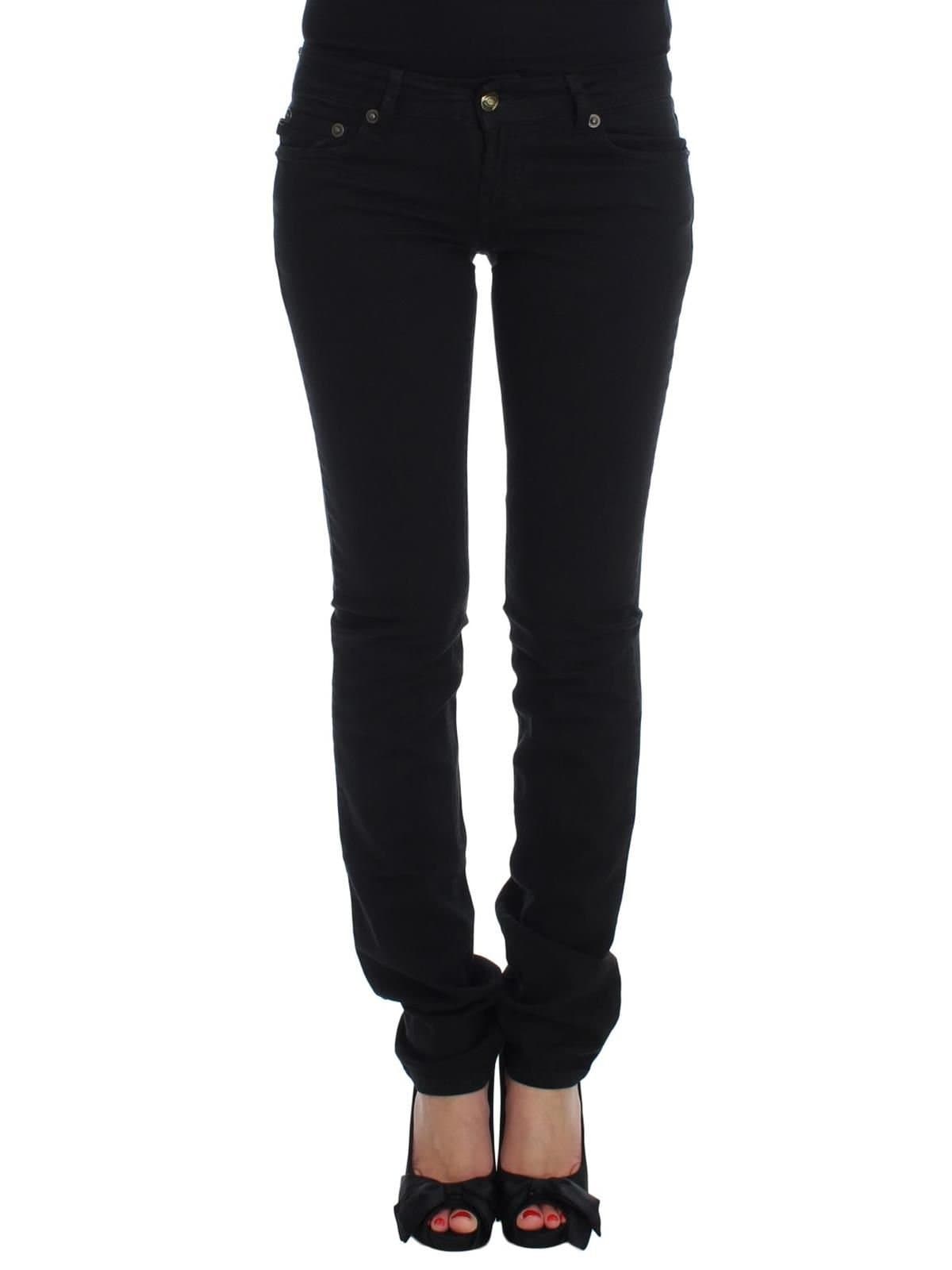 Cavalli Cavalli Women's Chic Slim Skinny Black Jeans