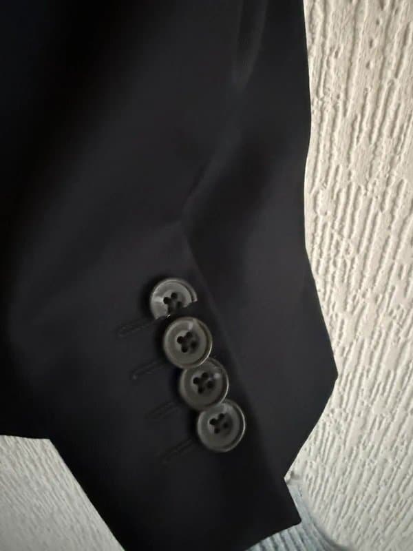 TM Lewin Navy Blue Pure New Wool Men’s Jacket 41R (Fits like a 42L) TM Lewin