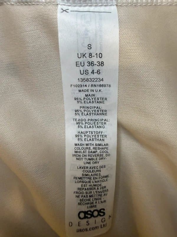 ASOS Design White Polka Dot Mesh Sweetheart Top