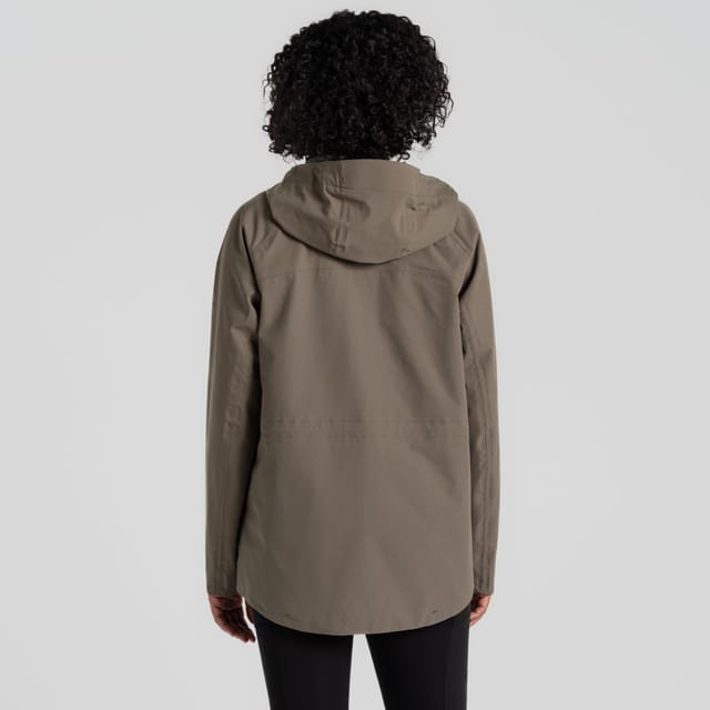 Craghoppers Craghoppers Women's Caldbeck Wind-Resistant AquaDry Waterproof Jacket in Dark Green - 2