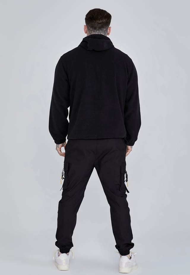 SikSilk SikSilk Men's Polar Fleece Hoodie in Black - 3