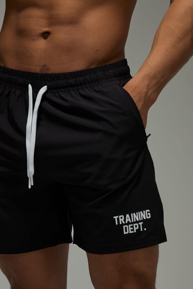 Training Dept. Training Dept. Men's Training Dept 5inch Stretch Woven Short in Black - 3
