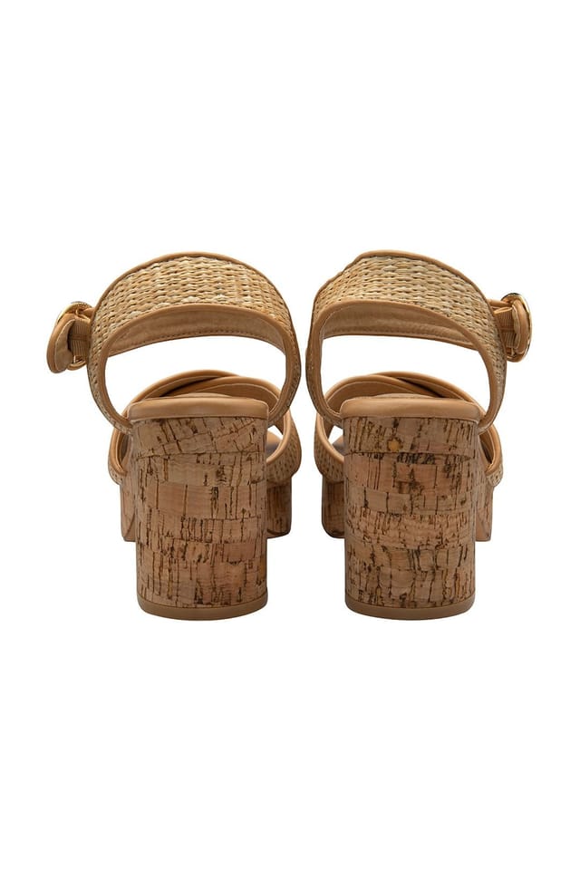 Ravel Ravel Women's 'Ghent' Open-Toe Platform Sandals in Tan - 3