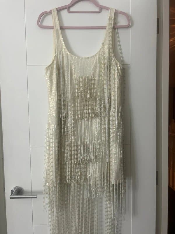 ASOS Pearl and sequin embellished dress