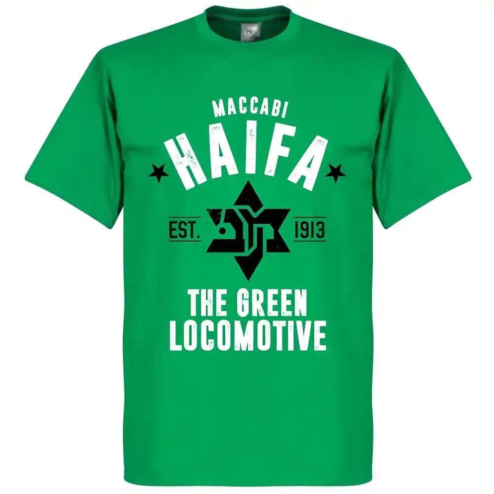 Maccabi Haifa Maccabi Haifa Men's Established T-Shirt in Green - 2