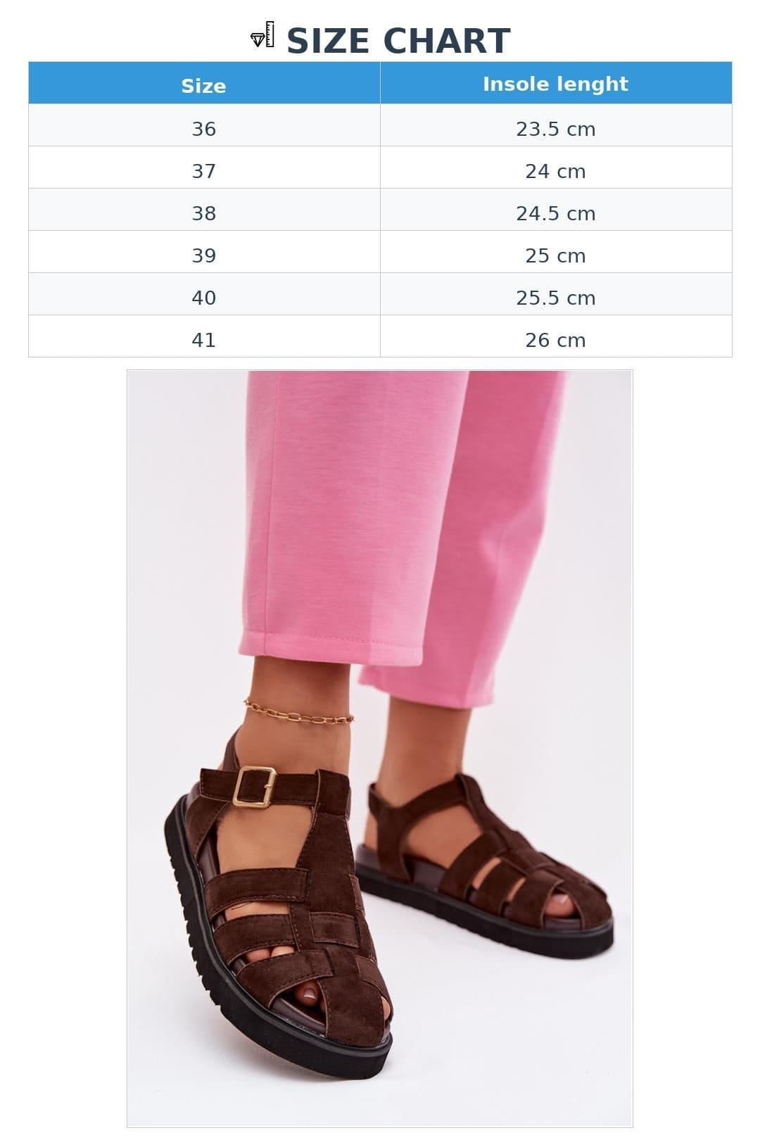 Love Lace Love Lace Women's Roman Style Platform Sandals Suede Adjustable Strap Golden in Brown - 4