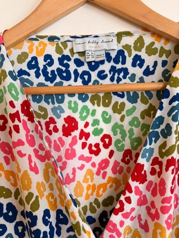 Never Fully Dressed Never fully dressed zsa zsa colourful leopard print - size 24 - 1