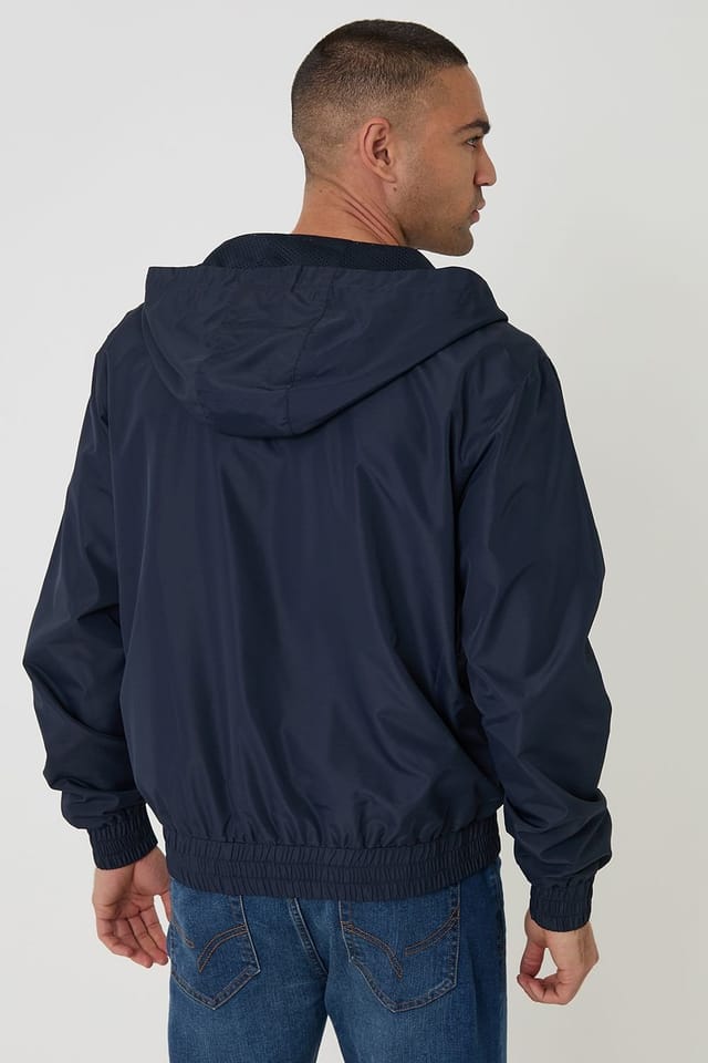 Threadbare Threadbare Men's Lightweight Hooded Jacket in Navy - 2