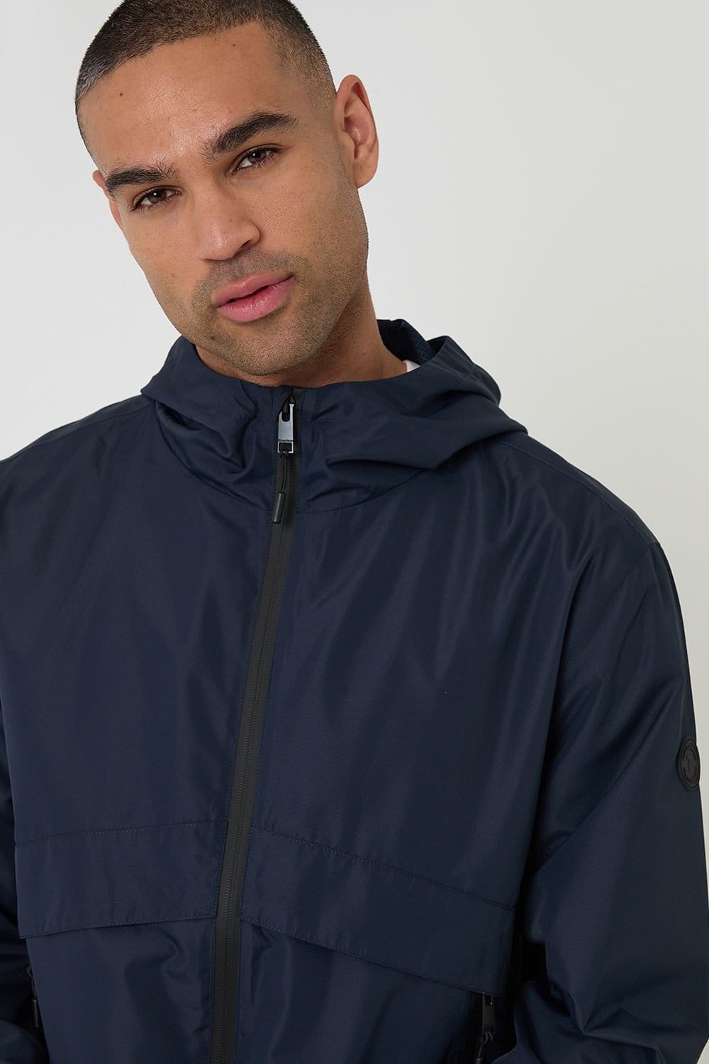 Threadbare Threadbare Men's Lightweight Hooded Jacket in Navy - 4