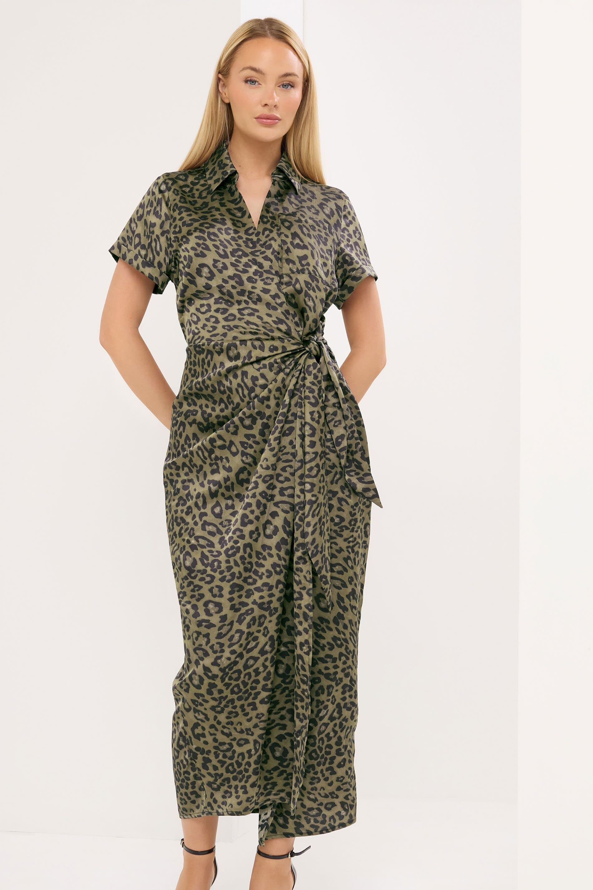 Star By Julien Macdonald Star by Julien Macdonald Women's Satin Maxi Dress in Light Khaki
