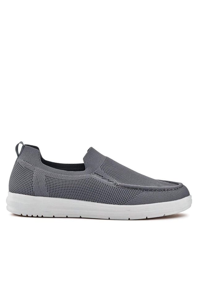 Pavers Pavers Men's Stretchy Slip-On Shoes in Grey - 2