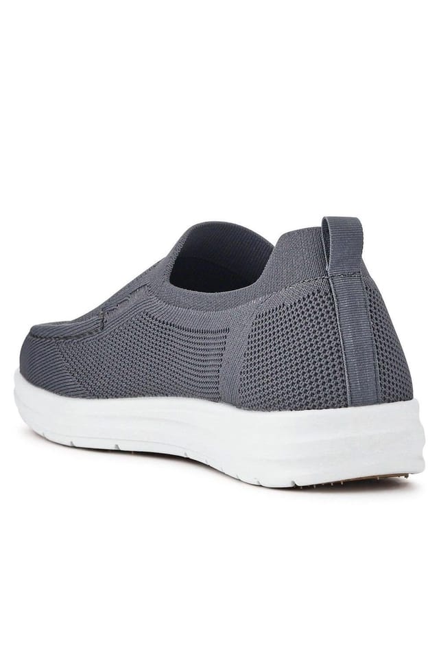 Pavers Pavers Men's Stretchy Slip-On Shoes in Grey - 3