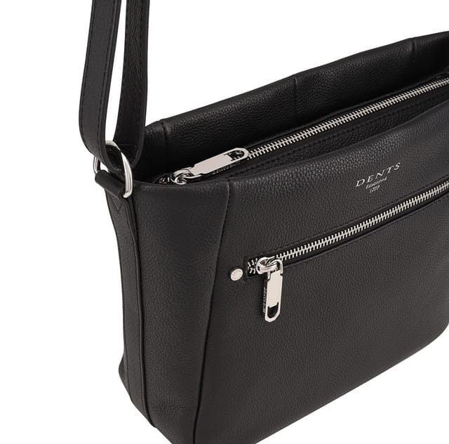 Dents Dents Women's Chester Leather Handbag in Black - 3