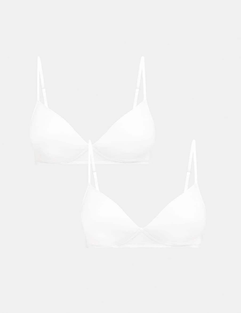 Marks & Spencer M&S 2 Pack Non Wired First Bra White