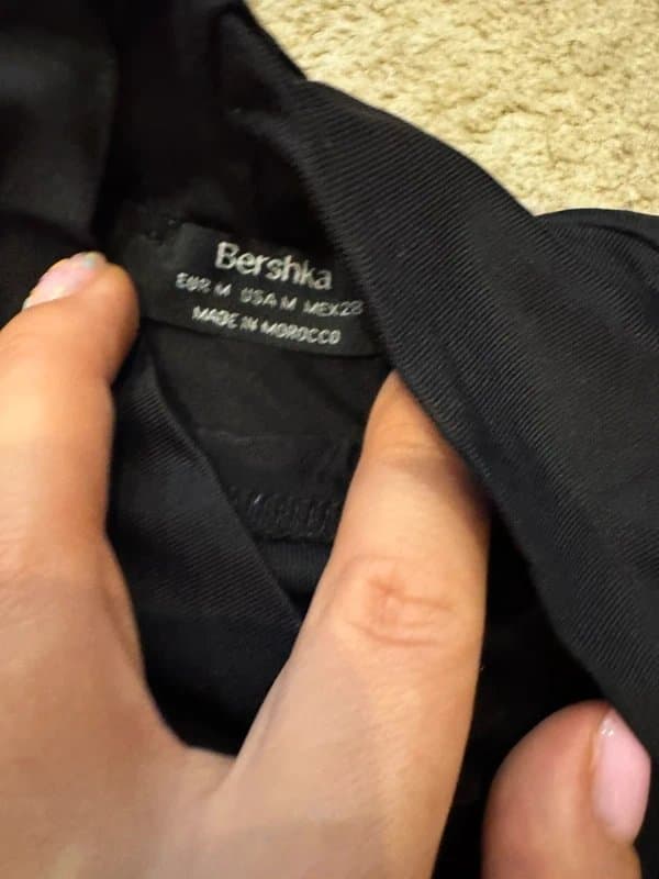 Bershka black long-sleeve turtleneck bodysuit
