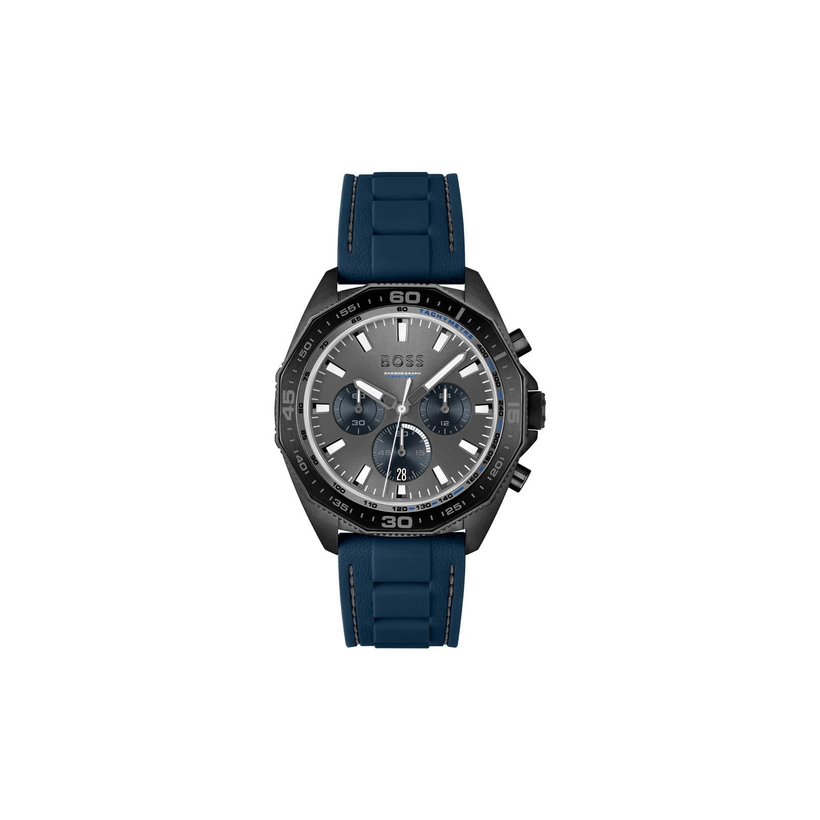 Boss BOSS Men's 1513972 Energy 44mm Quartz Watch in Blue