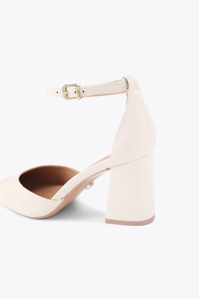 Carvela Carvela Women's 'Refined Court Wide Fit' Heels in Cream - 3