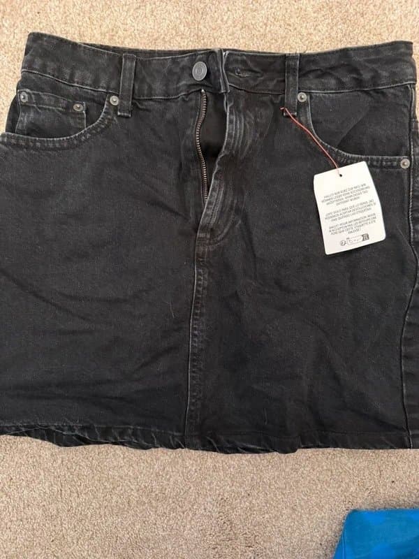 ASOS ASOS black denim skirt - Size 10