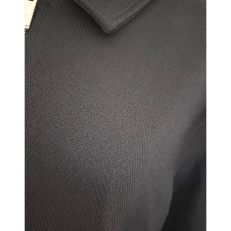 Mauvais Mauvais mens full zip long sleeve polo knit jacket size S small