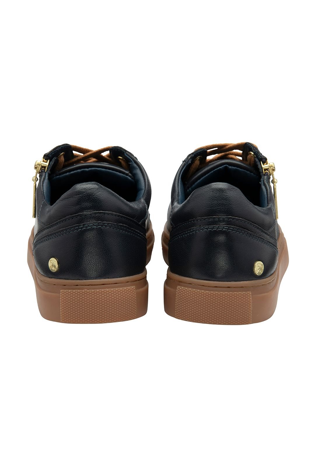 Ravel Ravel Women's 'Gage' Leather Zip-Up Trainers in Navy - 3