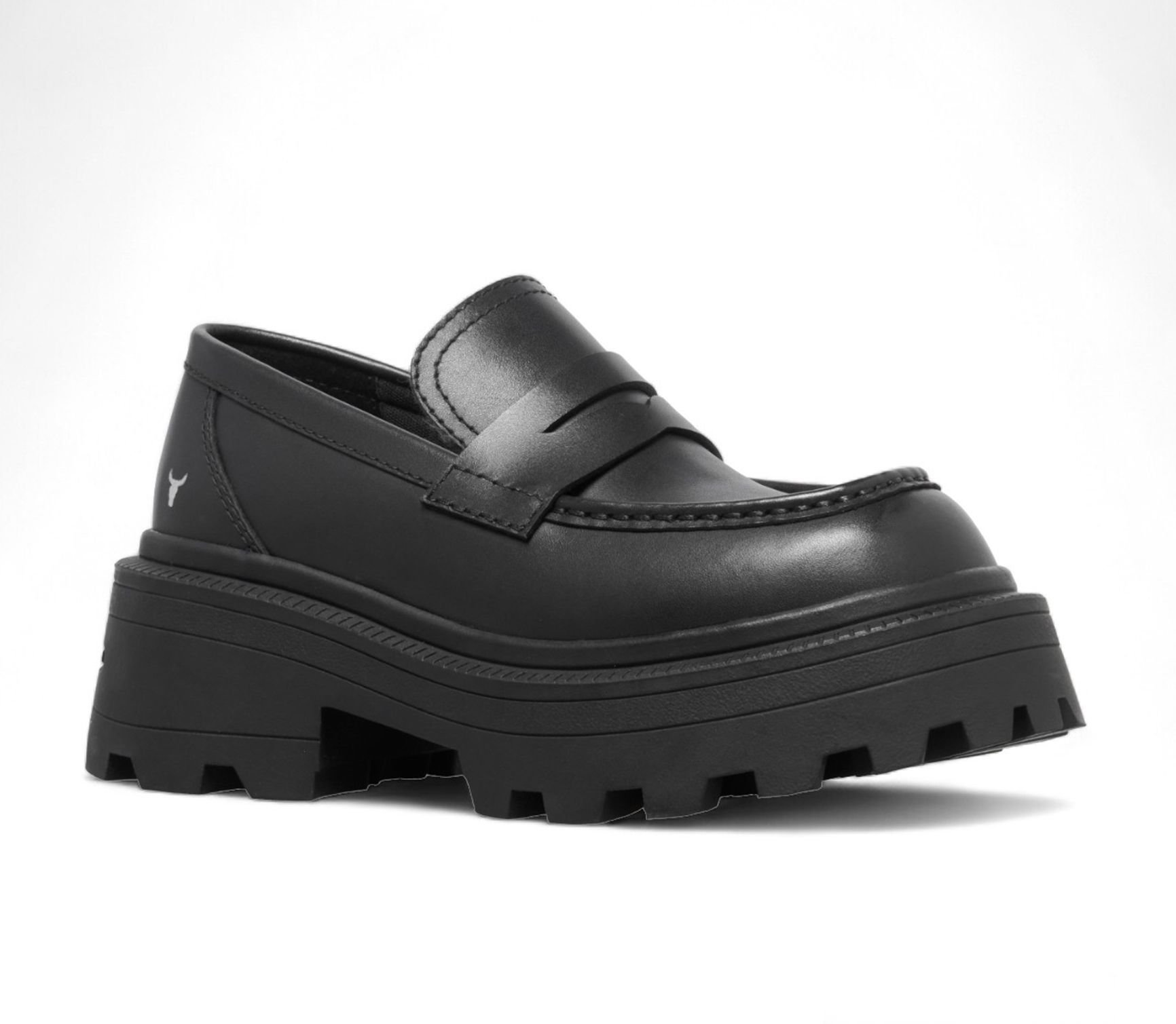 Windsor Smith Windsor Smith Women's Leather Chunky Loafers - True in Black - 3
