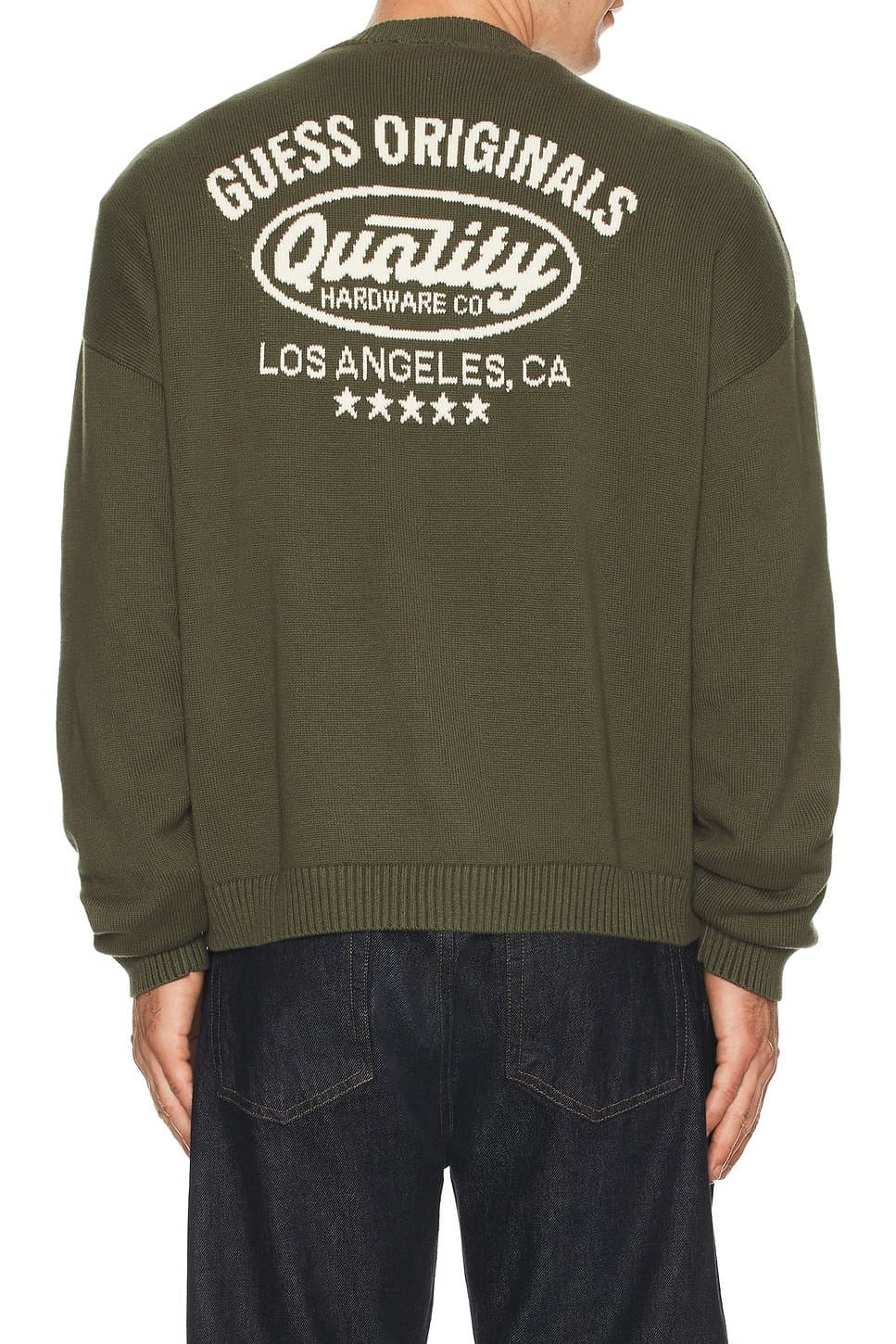 revolve Back Jacquard Sweater