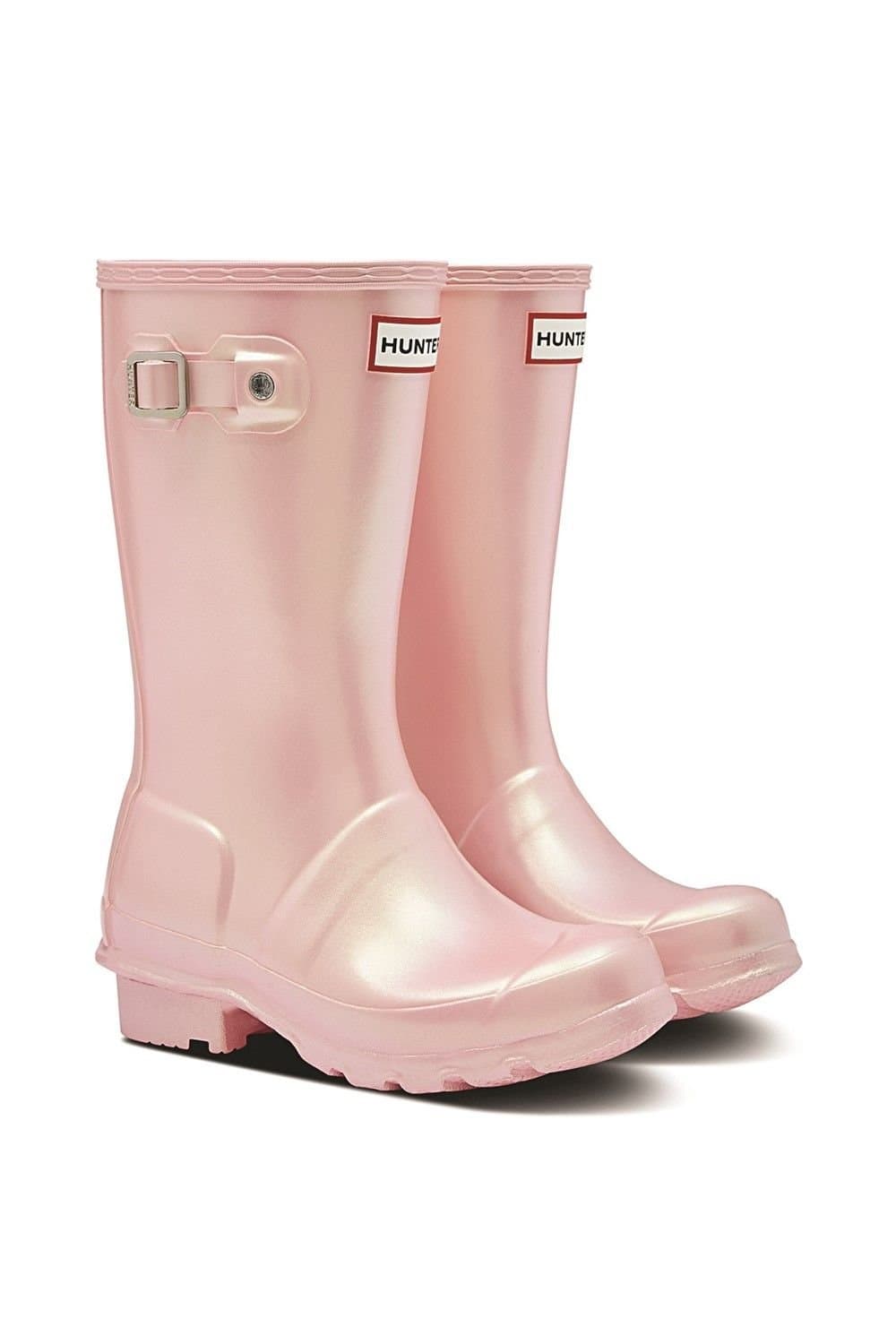 Hunter Hunter Men's Original Pearlised Wellington Boots in Pink