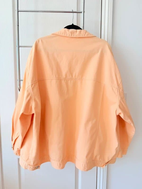JD Williams Stunning Peach Orange Denim Jacket