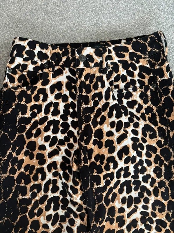 ASOS ASOS leopard print jeans