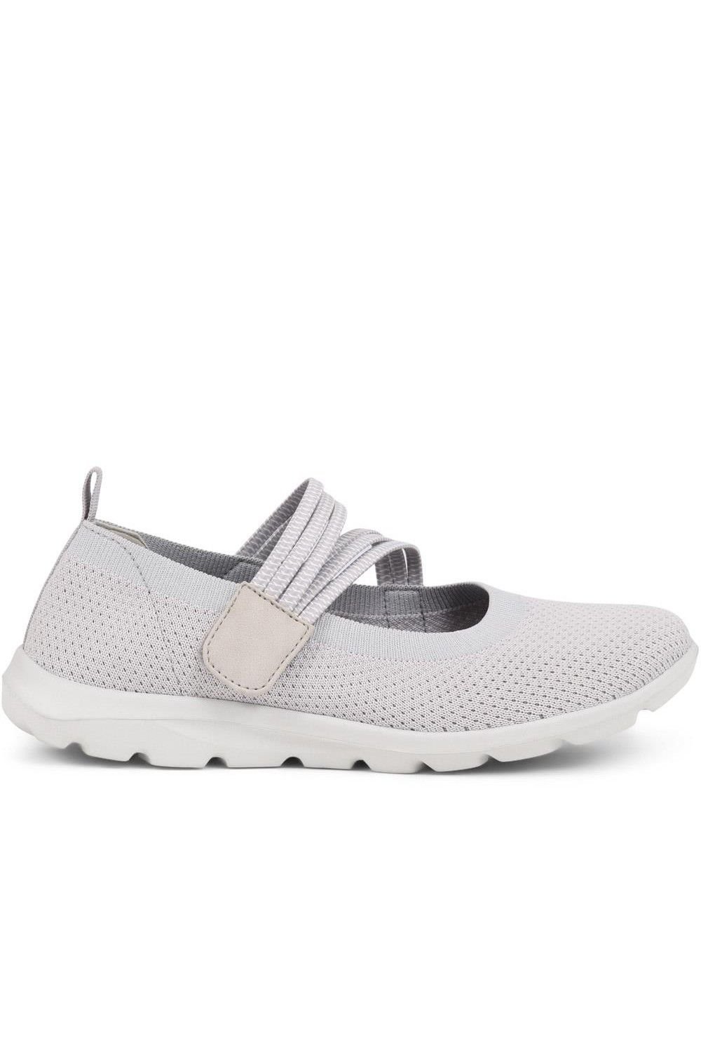 Pavers Pavers Women's Casual Trainer Pumps in Grey - 2